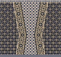 Colorful ornaments geometric ethnic seamless pattern .