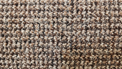 Fototapeta premium Carpet texture braided brown macro background