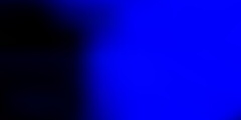 Dark blue vector gradient blur template.
