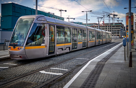 tram in the city