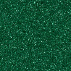 Shiny dark green glitter, sparkle confetti texture. Christmas abstract background, seamless pattern.