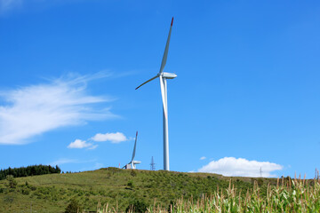 wind turbines