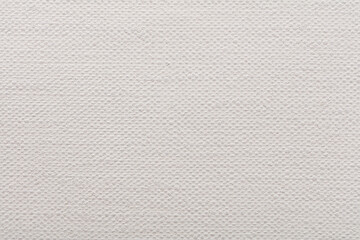 Plakat Linen canvas texture in elegant white color for your home design.