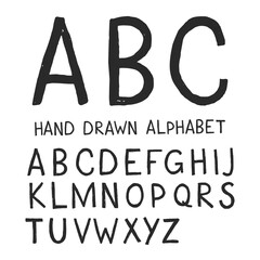 Doodle Latin alphabet