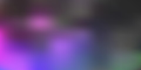 Dark multicolor vector blurred layout.