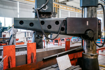 machine tool in factory