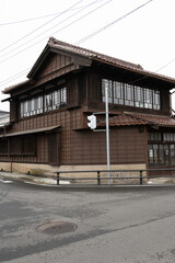 Old house of  Shirakawa Station on Oshu Road, in Shirakawa City, Fukushima Prefecture, Japan