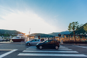 view of the city from the river