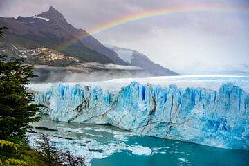 One of the biggest glaciar in Patagonia, Perito Moreno in National Park Las Glaciares, Argentina