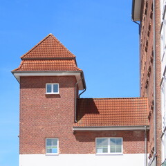 architecture, mecklenburg-vorpommern, hanseatic city, demmin,July 2020