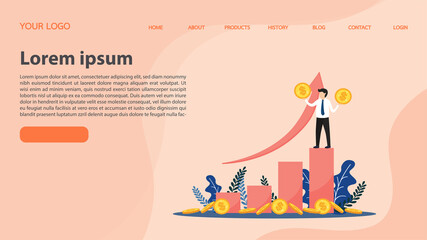 Winning of competition concept.