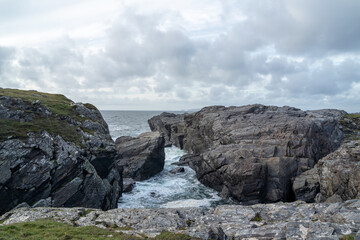 The coastline at Dawros in County Donegal - Ireland.
