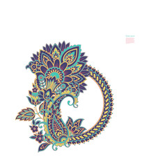 Vector Paisley pattern in indian style