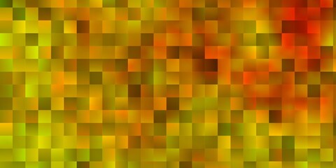 Light Green, Yellow vector template with rectangles.