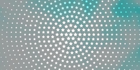 Light BLUE vector pattern with abstract stars. Blur decorative design in simple style with stars. Pattern for new year ad, booklets.