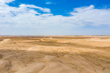 sand dunes and blue sky