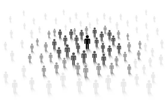 Connecting people online global. Social network concept. Vector