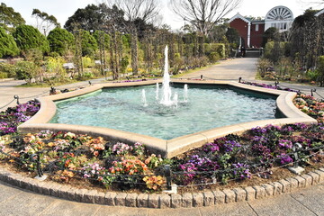 港の見える丘公園 噴水