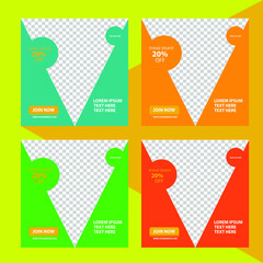 driving school day offer social media post template