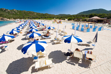 Obraz premium Chiosco Tamatete, Cala Sinzias, Castiadas, Cagliari