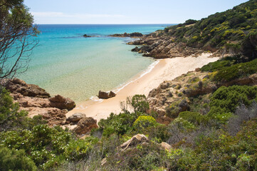 Del Morto beach, Chia, Domus de Maria, Cagliari district, Sardinia, Italy, Europe