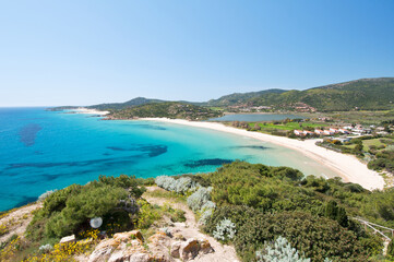 Sa Colonia, Chia, Domus de Maria, Cagliari district, Sardinia, Italy, Europe