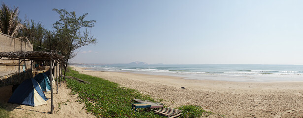 Mũi Né beach and ocean front in Vietnam.