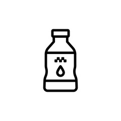 Water, bottle icon. Simple line, outline vector elements of taxi service icons for ui and ux, website or mobile application