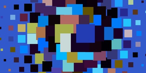 Light Blue, Yellow vector backdrop with rectangles. Rectangles with colorful gradient on abstract background. Template for cellphones.