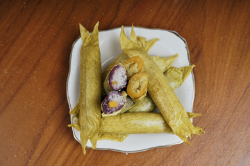 Delicieous Timpan Cakes, Indonesian Traditional Food