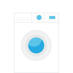 Washing machine icon. Housework laundry vector illustration
