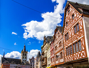 Naklejka premium historic old town of Trier in germany