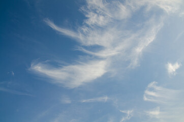 Blue sky with clouds