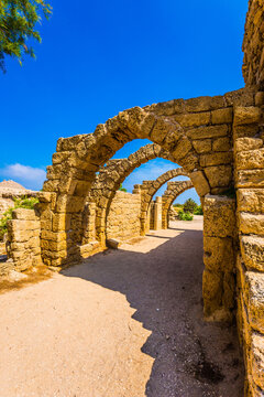 Ancient seaport Caesarea