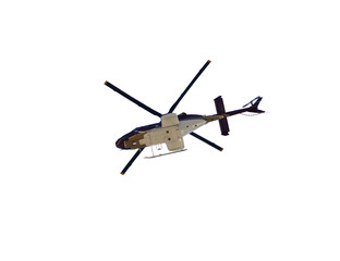 Fototapeta na wymiar old military helicopter