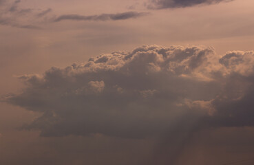 Obraz premium Cumulus cloud formations in the sky