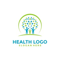 Health Leaf Logo Template