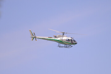 helicopter in flight