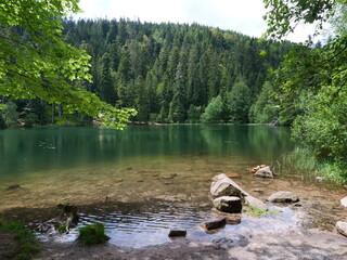 The small lake of "la Maix" at Vexaincourt in the east of France.