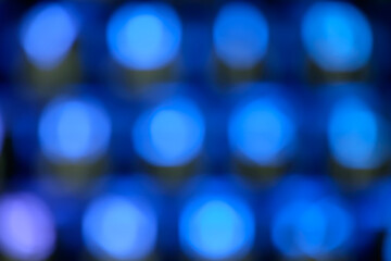 Abstract colorful  blurred bokeh light on dark background.Technology and discotheques concept.