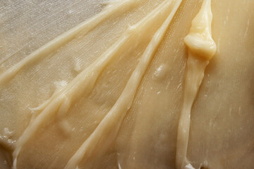 Close up of lotion texture