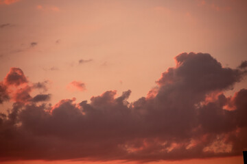 Clouds in the sunset