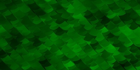 Light Green vector pattern in square style.