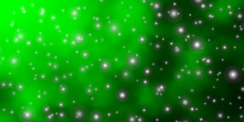 Dark Green vector pattern with abstract stars. Colorful illustration in abstract style with gradient stars. Pattern for websites, landing pages.
