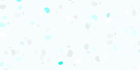 Light green vector backdrop with chaotic shapes.