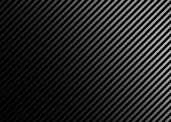 Abstract black and white lines on bias. Striped monochromatic background design. 3D rendering
