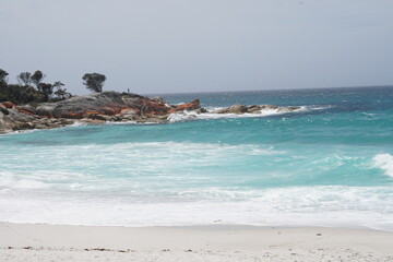 Big rocks on a beautiful beach
