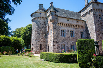 Fototapeta na wymiar château de la vignes Corrèze
