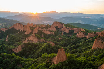 Ancient roman gold mine