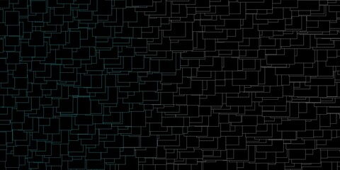 Dark BLUE vector backdrop with rectangles. Abstract gradient illustration with colorful rectangles. Design for your business promotion.